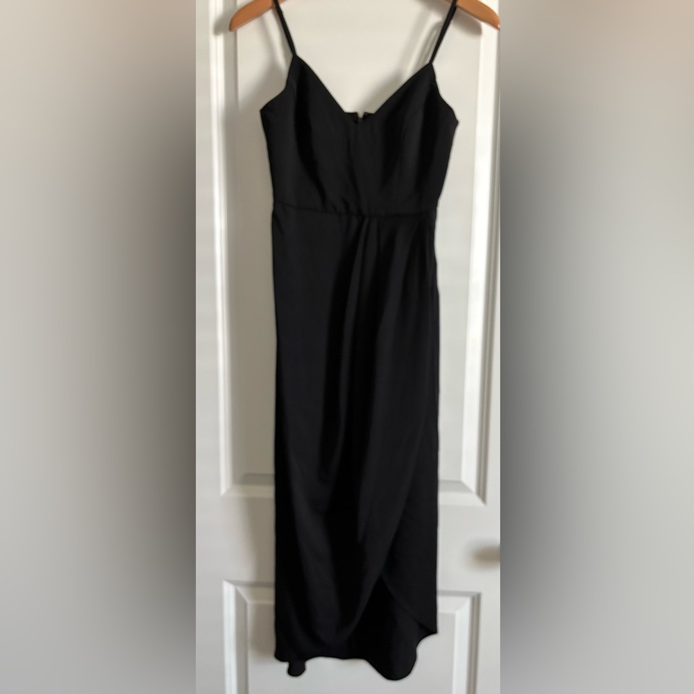 Lulus Women’s‎ Black Midi Dress XS romantic baddie